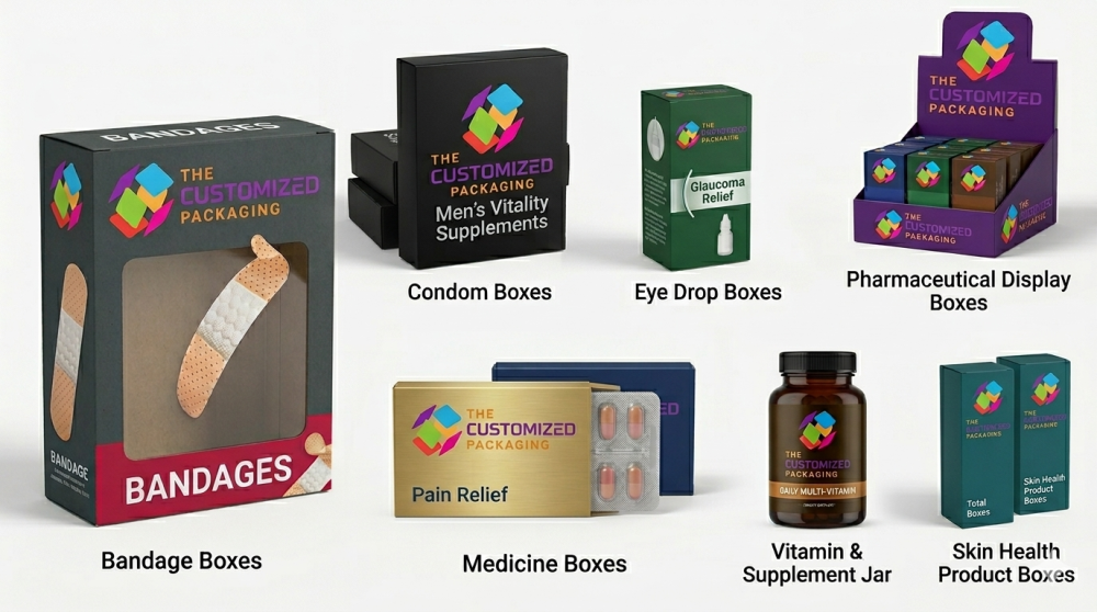 Premium Custom Pharmaceutical Packaging Boxes for Modern Healthcare Brands